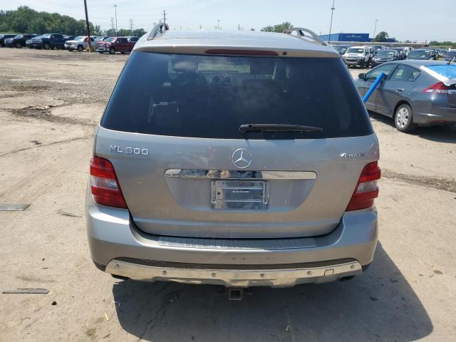 4JGBB75E76A128346 - 2006 MERCEDES-BENZ ML 500 SILVER photo 6