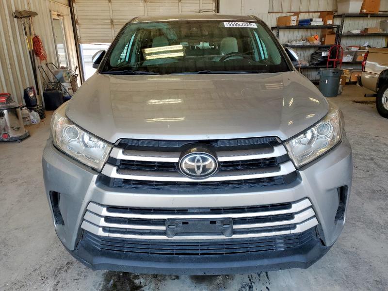5TDZARFH9KS043578 - 2019 TOYOTA HIGHLANDER LE SILVER photo 5