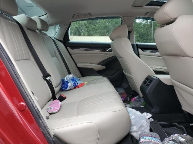 1HGCV2F9XKA000022 - 2019 HONDA ACCORD TOURING RED photo 10