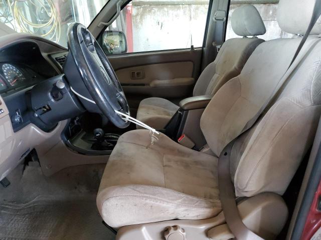 JT3HN86R820391074 - 2002 TOYOTA 4RUNNER SR5 红色 照片 7