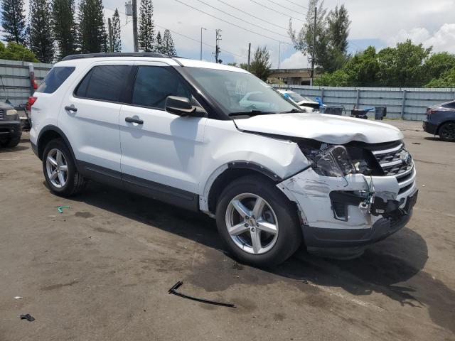 1FM5K7B86JGC86937 - 2018 FORD EXPLORER Biały zdjęcie 4