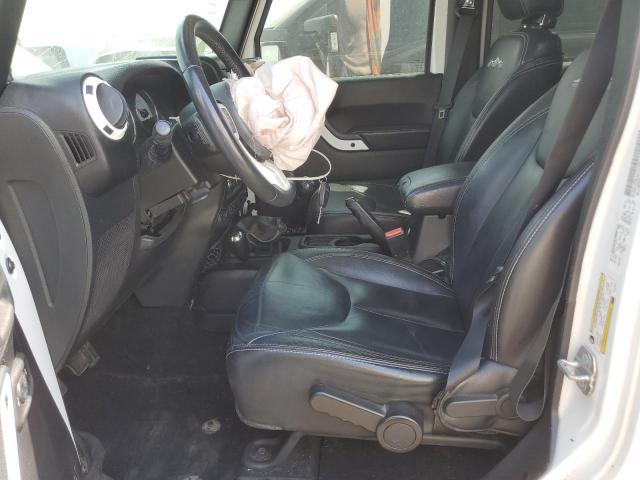 1C4BJWEG3EL237974 - 2014 JEEP WRANGLER U SAHARA WHITE photo 7