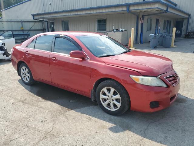 4T1BF3EK0BU701289 - 2011 TOYOTA CAMRY BASE RED photo 4