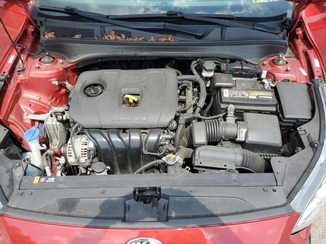 3KPF24AD8KE061202 - 2019 KIA FORTE FE RED photo 11