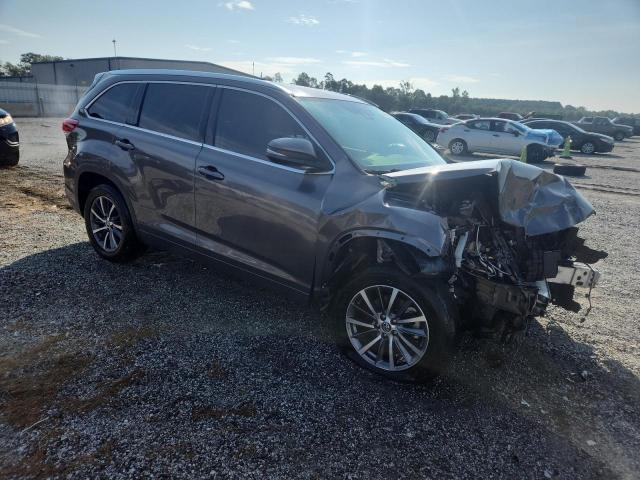 5TDKZRFH5JS526736 - 2018 TOYOTA HIGHLANDER SE Gri fotoğraf 4