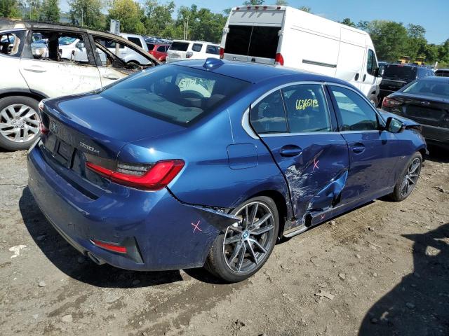 3MW5P9J04N8C30249 - 2022 BMW 330XE BLUE photo 3