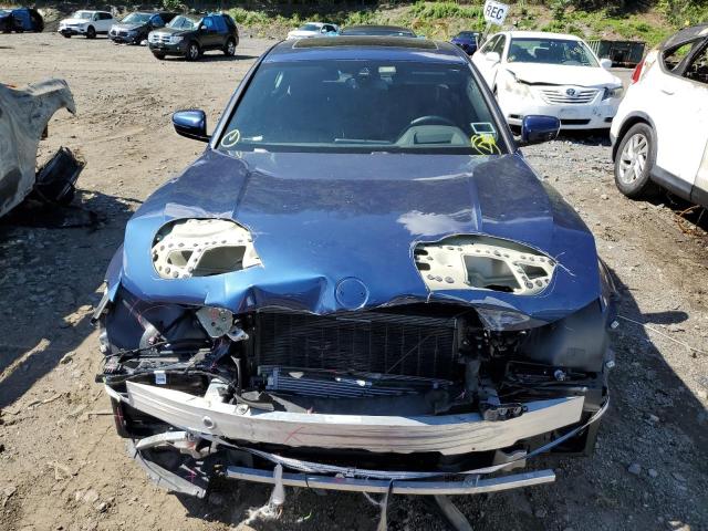 3MW5P9J04N8C30249 - 2022 BMW 330XE BLUE photo 5