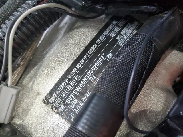 5VPSW36N3D3025007 - 2013 VICTORY MOTORCYCLES VISION TOUR Qara foto 10