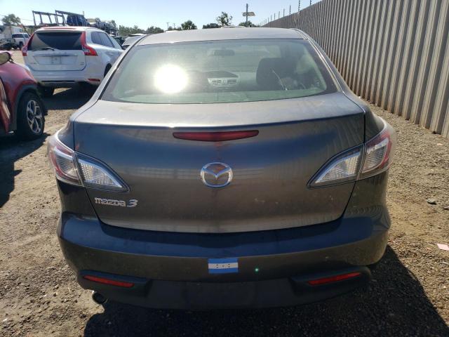 JM1BL1VGXB1416307 - 2011 MAZDA 3 I GRAY photo 6