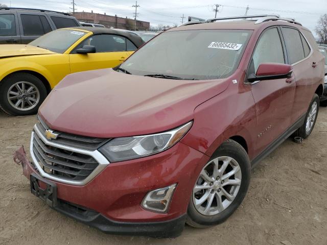 2GNAXJEVXJ6146321 - 2018 CHEVROLET EQUINOX LT BURGUNDY photo 2