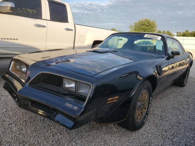 2W87Z7N144807 - 1977 PONTIAC FIREBIRD T BLACK photo 2