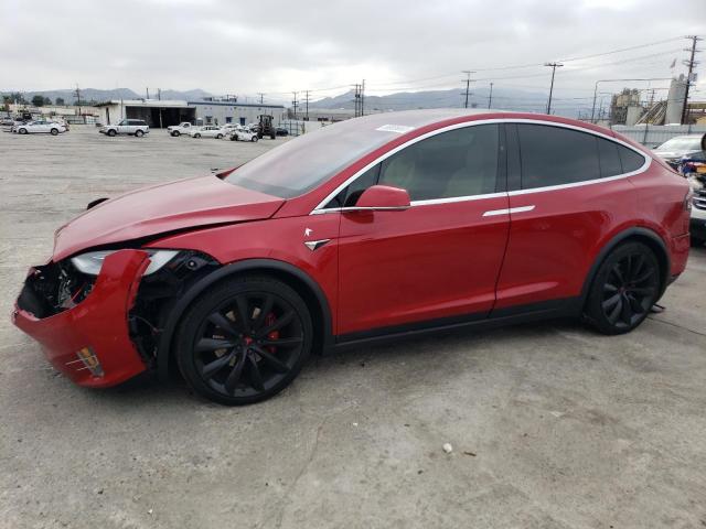 5YJXCBE45LF261286 - 2020 TESLA MODEL X RED photo 1