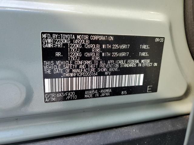 JTMRWRFV2PD203164 - 2023 TOYOTA RAV4 XLE GRAY photo 13