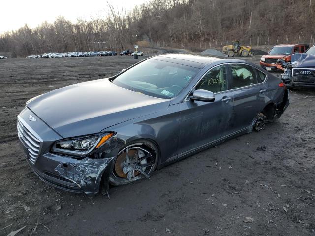 KMHGN4JE5FU073427 - 2015 HYUNDAI GENESIS 3.8L GRAY photo 1