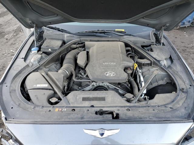 KMHGN4JE5FU073427 - 2015 HYUNDAI GENESIS 3.8L GRAY photo 11