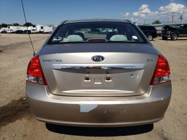 KNAFE222995617593 - 2009 KIA SPECTRA EX BEIGE photo 6