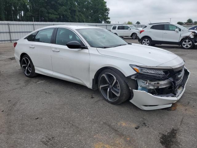 1HGCV1F39MA099716 - 2021 HONDA ACCORD SPORT WHITE photo 4