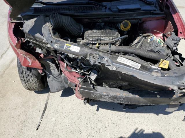 2C4RC1BG9GR197989 - 2016 CHRYSLER TOWN & COU TOURING BURGUNDY photo 12