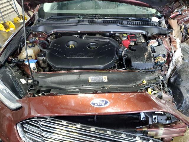 3FA6P0D90FR147058 - 2015 FORD FUSION TITANIUM BROWN photo 11