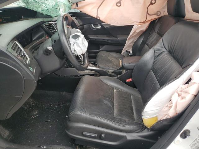 19XFB2F99FE013870 - 2015 HONDA CIVIC EXL Սպիտակ լուսանկար 7