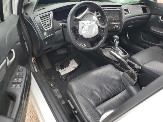 19XFB2F99FE013870 - 2015 HONDA CIVIC EXL Սպիտակ լուսանկար 8
