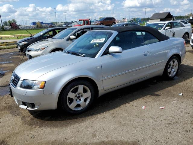 WAUAC48H45K015719 - 2005 AUDI A4 1.8 CABRIOLET SILVER photo 1