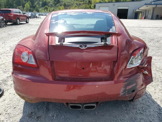 1C3AN69L44X019030 - 2004 CHRYSLER CROSSFIRE LIMITED RED photo 6