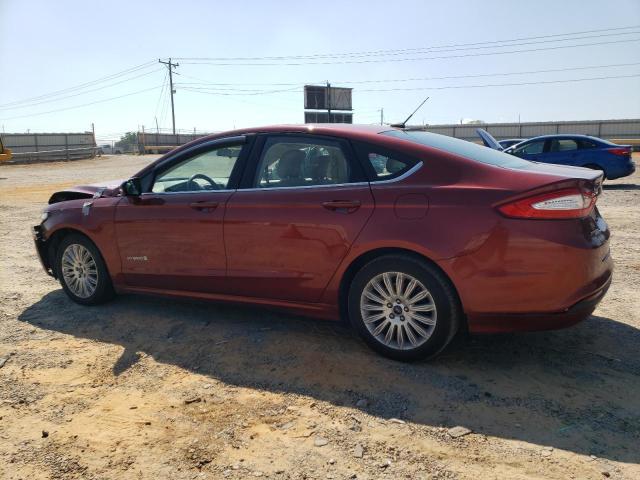 3FA6P0LU7ER161639 - 2014 FORD FUSION SE HYBRID BROWN photo 2