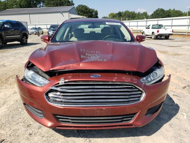 3FA6P0LU7ER161639 - 2014 FORD FUSION SE HYBRID BROWN photo 5