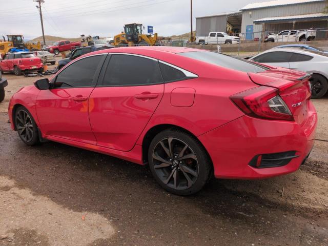 2HGFC2F83LH552703 - 2020 HONDA CIVIC SPORT RED photo 2