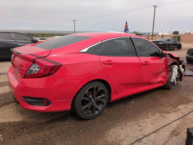 2HGFC2F83LH552703 - 2020 HONDA CIVIC SPORT RED photo 3