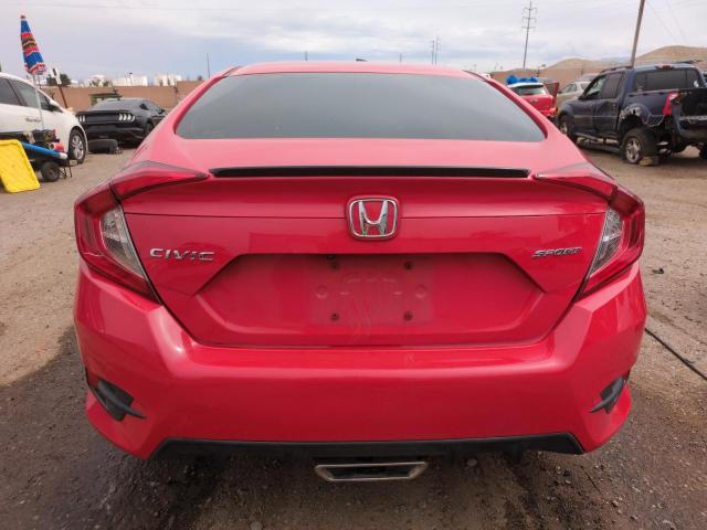 2HGFC2F83LH552703 - 2020 HONDA CIVIC SPORT RED photo 6