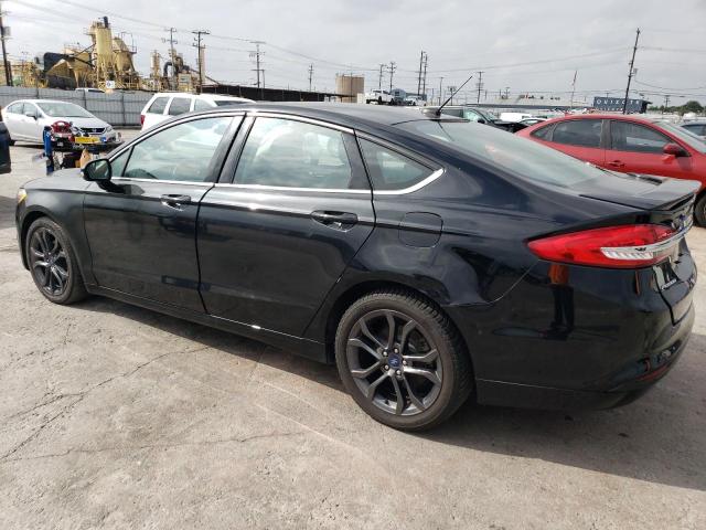 3FA6P0LU1JR169472 - 2018 FORD FUSION SE HYBRID BLACK photo 2