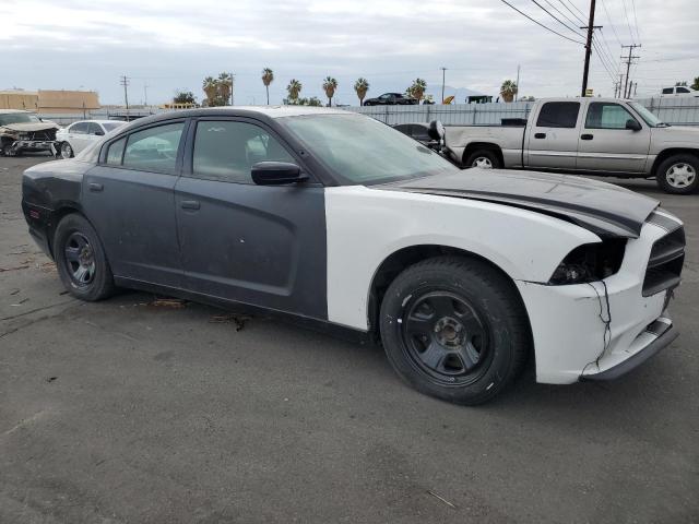 2C3CDXAT9EH348809 - 2014 DODGE CHARGER POLICE TWO TONE photo 4
