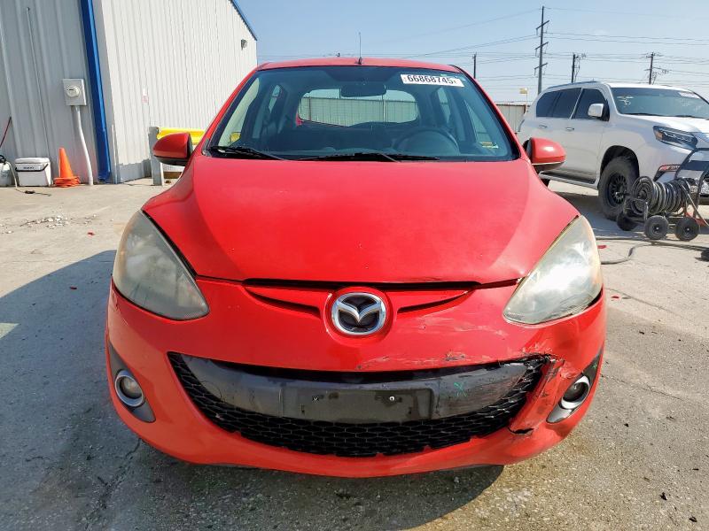JM1DE1HZ6B0112817 - 2011 MAZDA MAZDA2 红色 照片 5