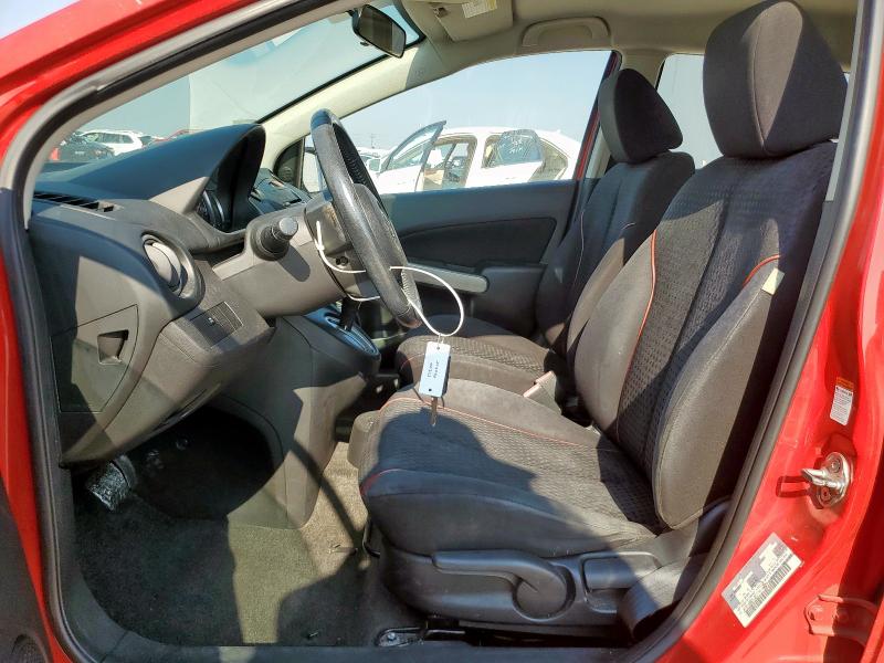 JM1DE1HZ6B0112817 - 2011 MAZDA MAZDA2 红色 照片 7