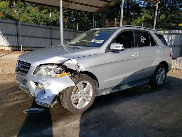 4JGDA5HBXDA123463 - 2013 MERCEDES-BENZ ML 350 4MATIC SILVER photo 1