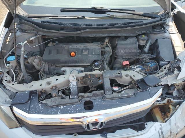 2HGFB2F81CH530833 - 2012 HONDA CIVIC EX SILVER photo 11