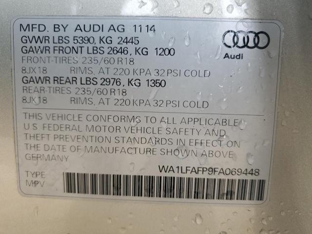WA1LFAFP9FA069448 - 2015 AUDI Q5 PREMIUM PLUS 棕色 照片 13