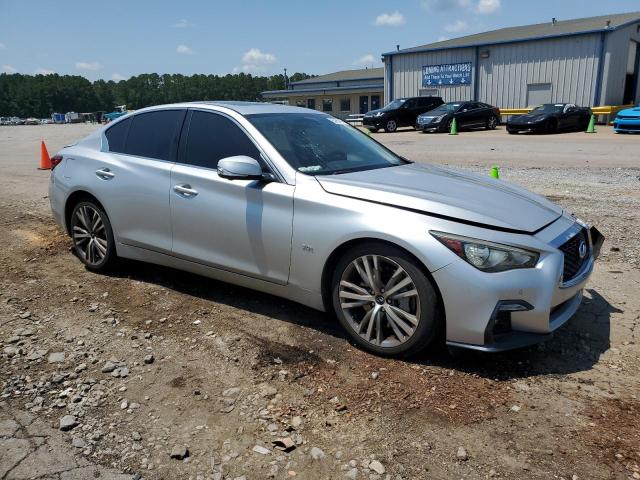 JN1EV7AR0JM610006 - 2018 INFINITI Q50 LUXE 银色 照片 7