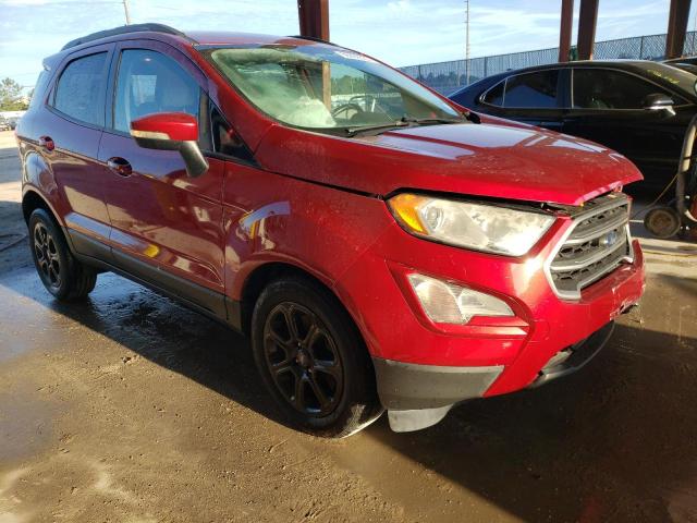 MAJ3P1TE4JC186945 - 2018 FORD ECOSPORT SE RED photo 4