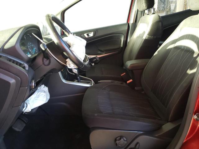 MAJ3P1TE4JC186945 - 2018 FORD ECOSPORT SE RED photo 7