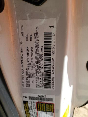 5TFSZ5AN0KX178815 - 2019 TOYOTA TACOMA ACCESS CAB თეთრი ფოტო 12