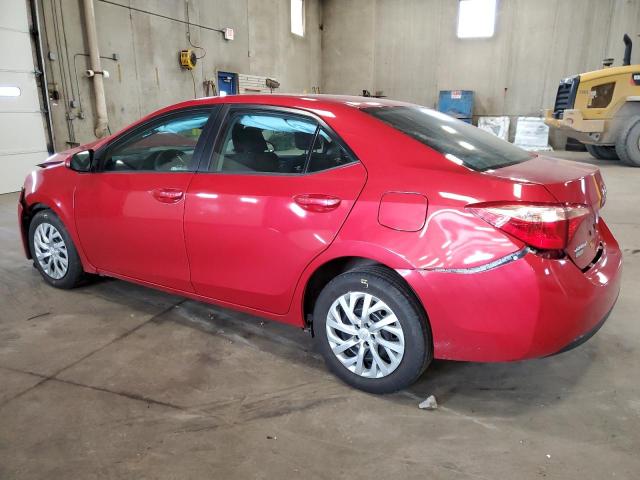 2T1BURHE0KC143122 - 2019 TOYOTA COROLLA L 红色 照片 2