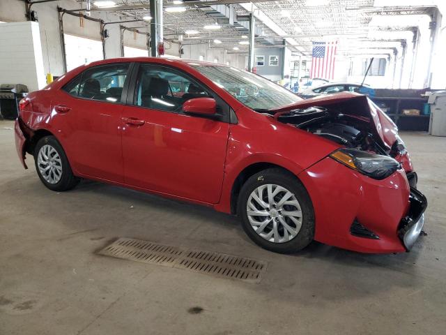 2T1BURHE0KC143122 - 2019 TOYOTA COROLLA L 红色 照片 4