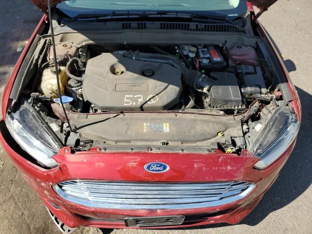 3FA6P0K99DR164229 - 2013 FORD FUSION TITANIUM 红色 照片 11