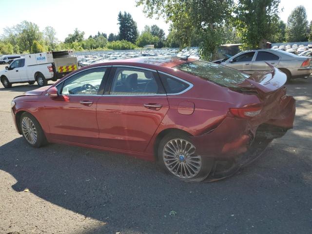 3FA6P0K99DR164229 - 2013 FORD FUSION TITANIUM 红色 照片 2