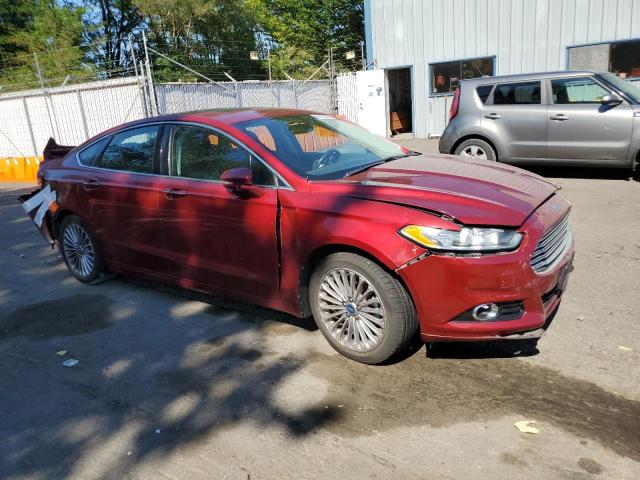 3FA6P0K99DR164229 - 2013 FORD FUSION TITANIUM 红色 照片 4