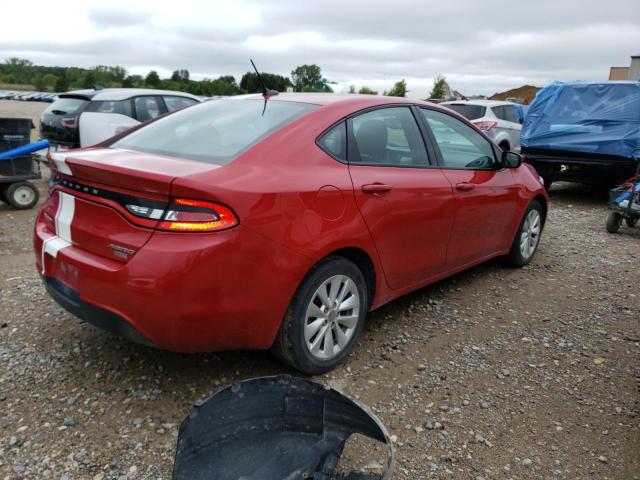 1C3CDFDH0ED832897 - 2014 DODGE DART SE AERO RED photo 3