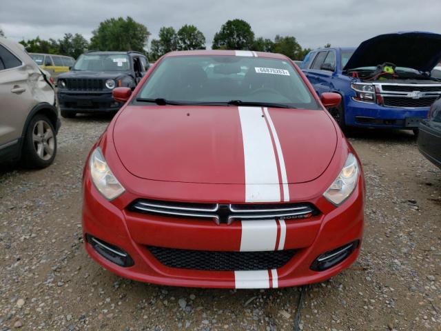 1C3CDFDH0ED832897 - 2014 DODGE DART SE AERO RED photo 5